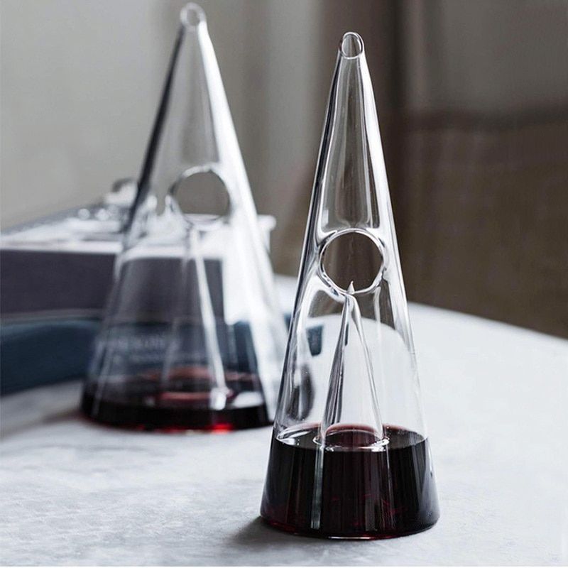 The Southern Atelier – Elegant Glass Cone Wine Decanter for a Serene Ambiance - The Southern AtelierSKU_1763118987236_897