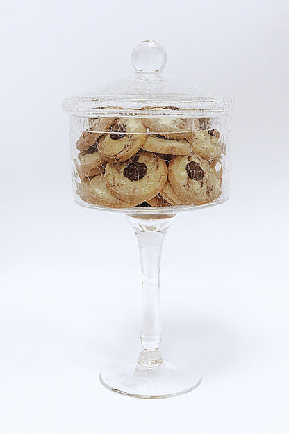 The Southern Atelier – Elegant Glass Cookie Jar with Sculptural Lid for Timeless Spaces - The Southern AtelierSKU_1775909329697_673