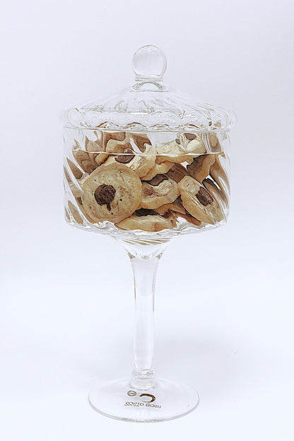 The Southern Atelier – Elegant Glass Cookie Jar with Sculptural Lid for Timeless Spaces - The Southern AtelierSKU_1775909329697_732