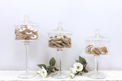 The Southern Atelier – Elegant Glass Cookie Jar with Sculptural Lid for Timeless Spaces - The Southern AtelierSKU_1775909329697_87