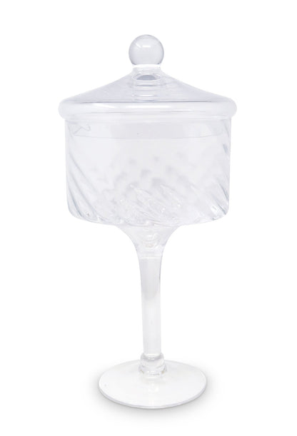 The Southern Atelier – Elegant Glass Cookie Jar with Sculptural Lid for Timeless Spaces - The Southern AtelierSKU_1775909329697_87