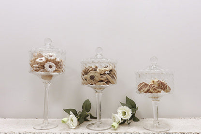 The Southern Atelier – Elegant Glass Cookie Jar with Sculptural Lid for Timeless Spaces - The Southern AtelierSKU_1775909329697_87