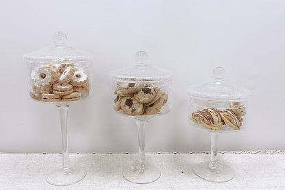 The Southern Atelier – Elegant Glass Cookie Jar with Sculptural Lid for Timeless Spaces - The Southern AtelierSKU_1775909329697_87
