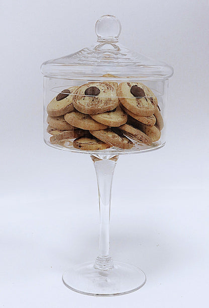 The Southern Atelier – Elegant Glass Cookie Jar with Sculptural Lid for Timeless Spaces - The Southern AtelierSKU_1775909329697_908