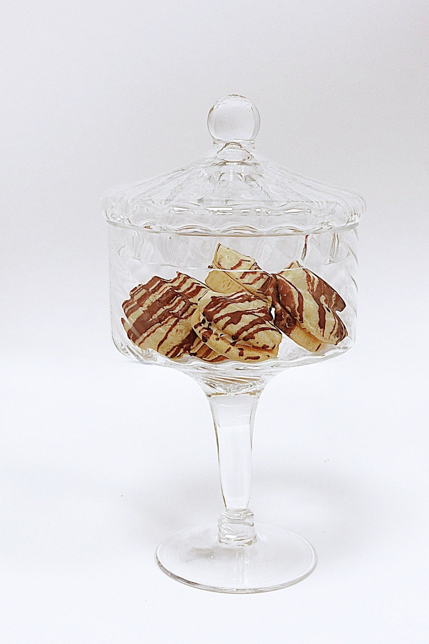 The Southern Atelier – Elegant Glass Cookie Jar with Sculptural Lid for Timeless Spaces - The Southern AtelierSKU_1775909329697_976