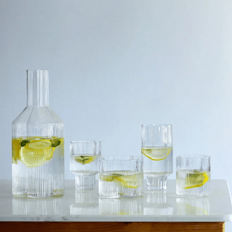 The Southern Atelier – Elegant Glass Floral Mug and Carafe for a Touch of Luxury - The Southern AtelierSKU_1763119330126_922