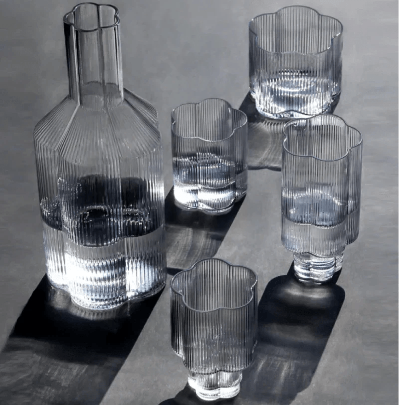 The Southern Atelier – Elegant Glass Floral Mug and Carafe for a Touch of Luxury - The Southern AtelierSKU_1763119330126_922