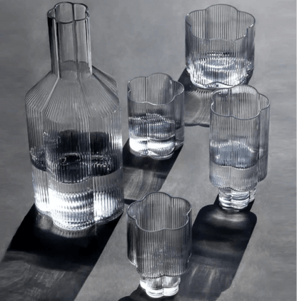 The Southern Atelier – Elegant Glass Floral Mug and Carafe for a Touch of Luxury - The Southern AtelierSKU_1763119330126_922