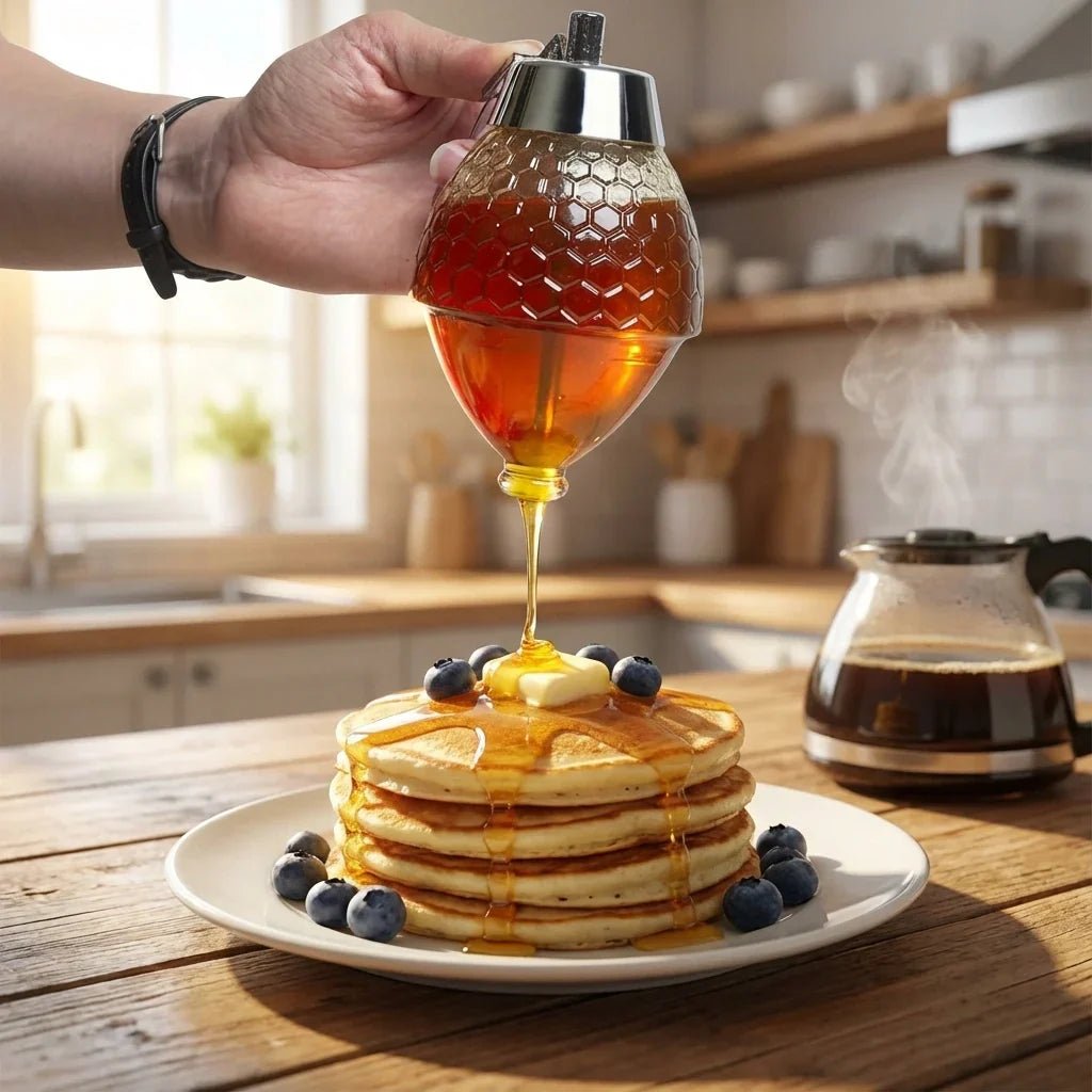 The Southern Atelier – Elegant Glass Honey Dispenser for Modern Interiors - The Southern AtelierSKU_1775909282889_856