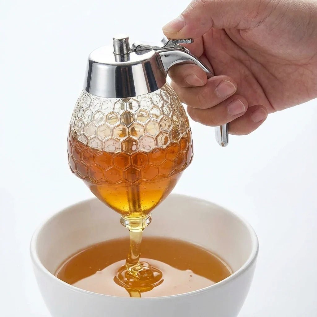 The Southern Atelier – Elegant Glass Honey Dispenser for Modern Interiors - The Southern AtelierSKU_1775909282889_856