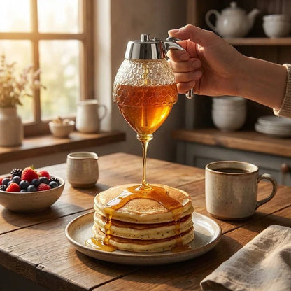 The Southern Atelier – Elegant Glass Honey Dispenser for Modern Interiors - The Southern AtelierSKU_1775909282889_856