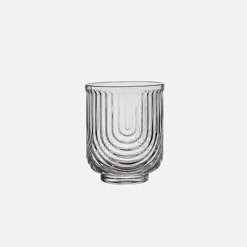 The Southern Atelier – Elegant Glass Mugs with Sunlight Groove for a Serene Ambiance - The Southern AtelierSKU_1763119151271_958