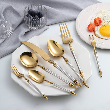 The Southern Atelier – Elegant Gold Cutlery Set for Sophisticated Dining Experiences - The Southern AtelierSKU_1763119240741_626