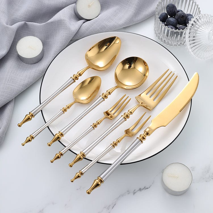 The Southern Atelier – Elegant Gold Cutlery Set for Sophisticated Dining Experiences - The Southern AtelierSKU_1763119240741_626