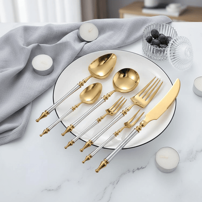 The Southern Atelier – Elegant Gold Cutlery Set for Sophisticated Dining Experiences - The Southern AtelierSKU_1763119240741_626