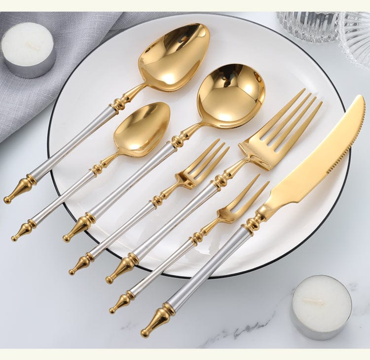 The Southern Atelier – Elegant Gold Cutlery Set for Sophisticated Dining Experiences - The Southern AtelierSKU_1763119240741_626