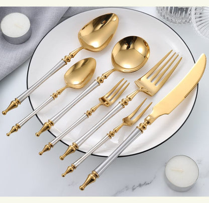 The Southern Atelier – Elegant Gold Cutlery Set for Sophisticated Dining Experiences - The Southern AtelierSKU_1763119240741_626