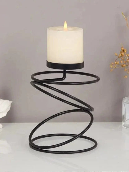 The Southern Atelier – Elegant Gold Metal Candle Holder for Timeless Spaces - The Southern AtelierSKU_1775909521347_333