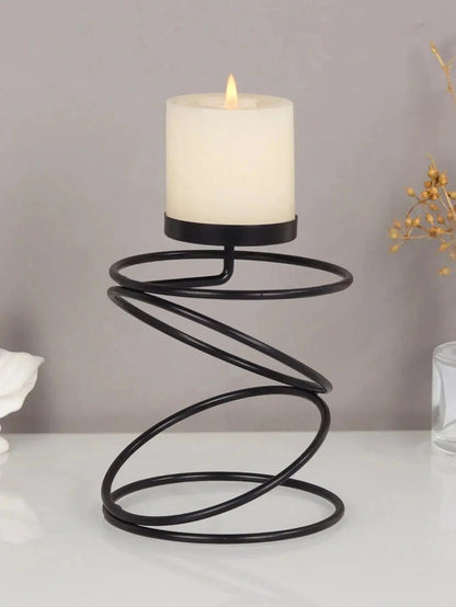 The Southern Atelier – Elegant Gold Metal Candle Holder for Timeless Spaces - The Southern AtelierSKU_1775909521347_664