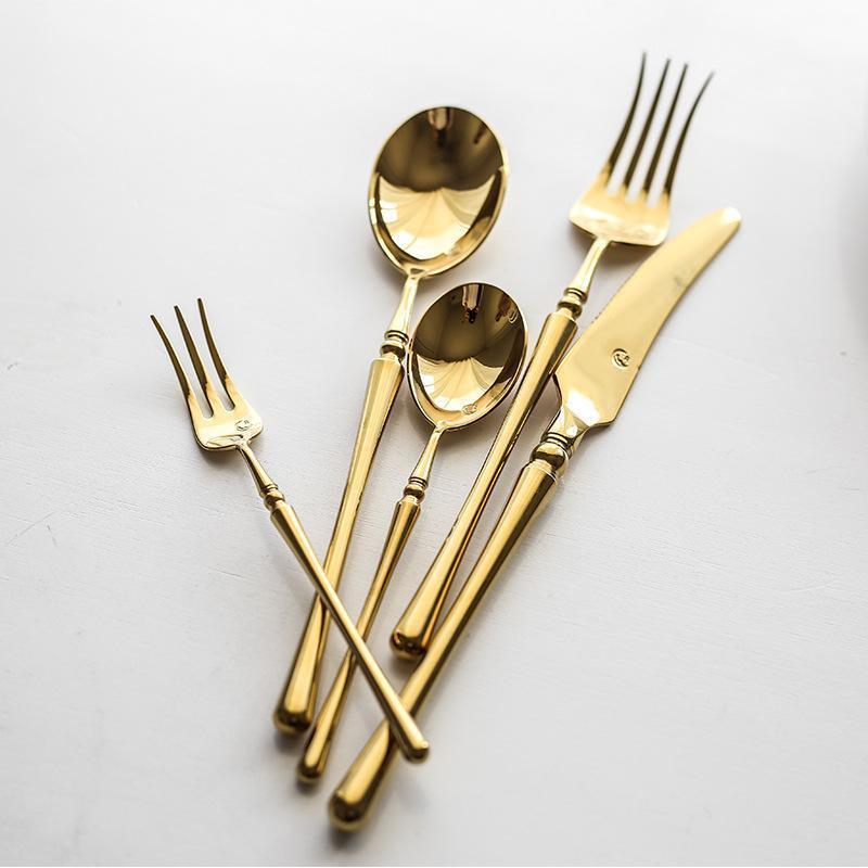 The Southern Atelier – Elegant Golden Cutlery Set - The Southern AtelierSKU_1762349687081_418