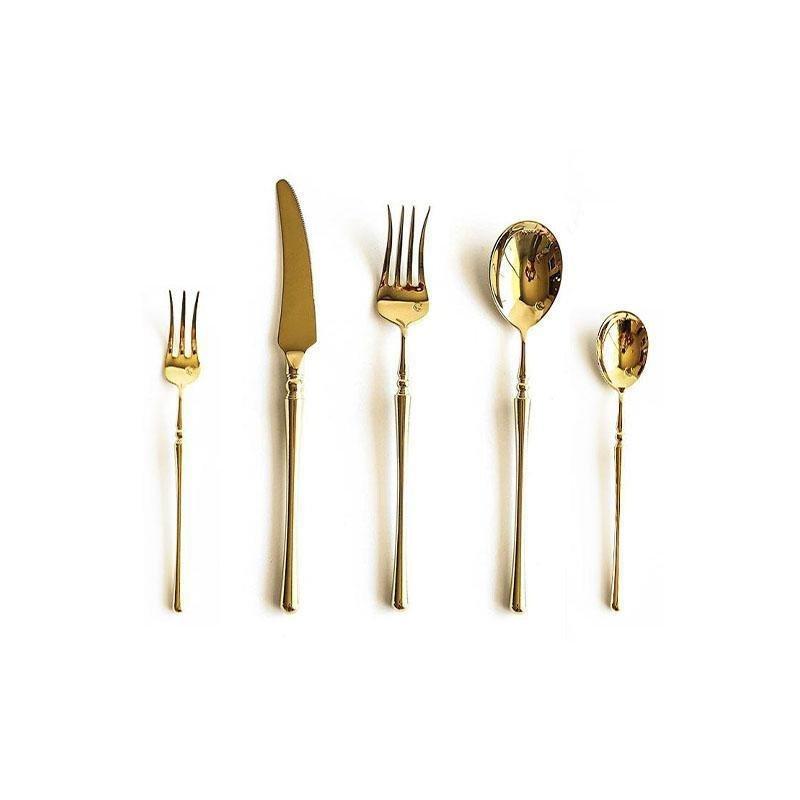 The Southern Atelier – Elegant Golden Cutlery Set - The Southern AtelierSKU_1762349687081_418