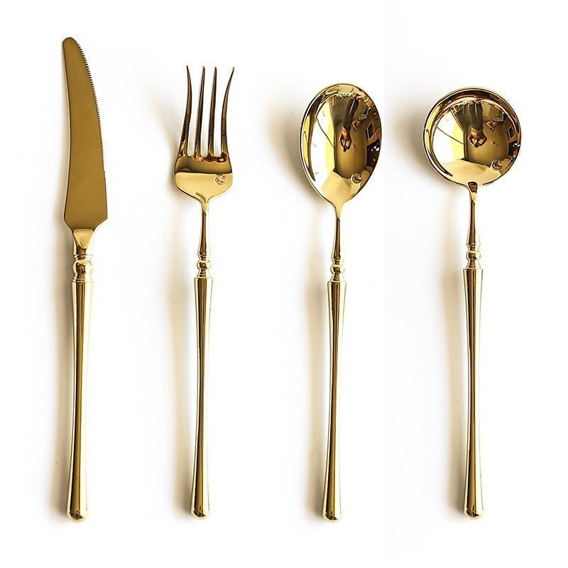 The Southern Atelier – Elegant Golden Cutlery Set - The Southern AtelierSKU_1762349687081_418