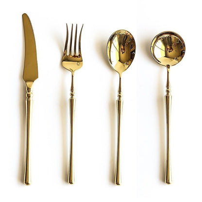 The Southern Atelier – Elegant Golden Cutlery Set - The Southern AtelierSKU_1762349687081_418