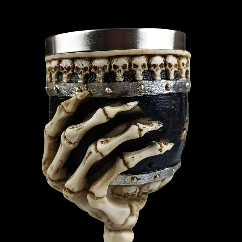 The Southern Atelier – Elegant Gothic Skeleton Goblet for a Dramatic Table Setting - The Southern AtelierSKU_1765807187077_364