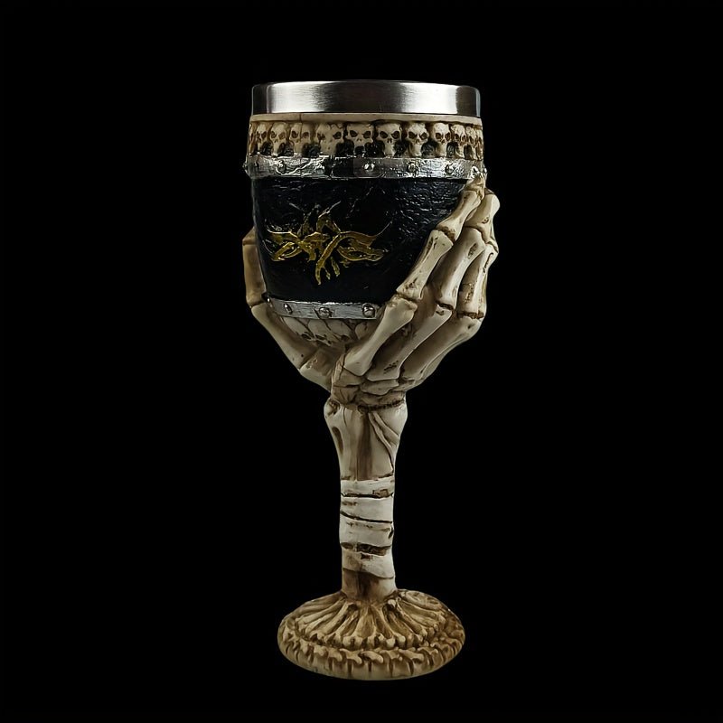 The Southern Atelier – Elegant Gothic Skeleton Goblet for a Dramatic Table Setting - The Southern AtelierSKU_1765807187077_364