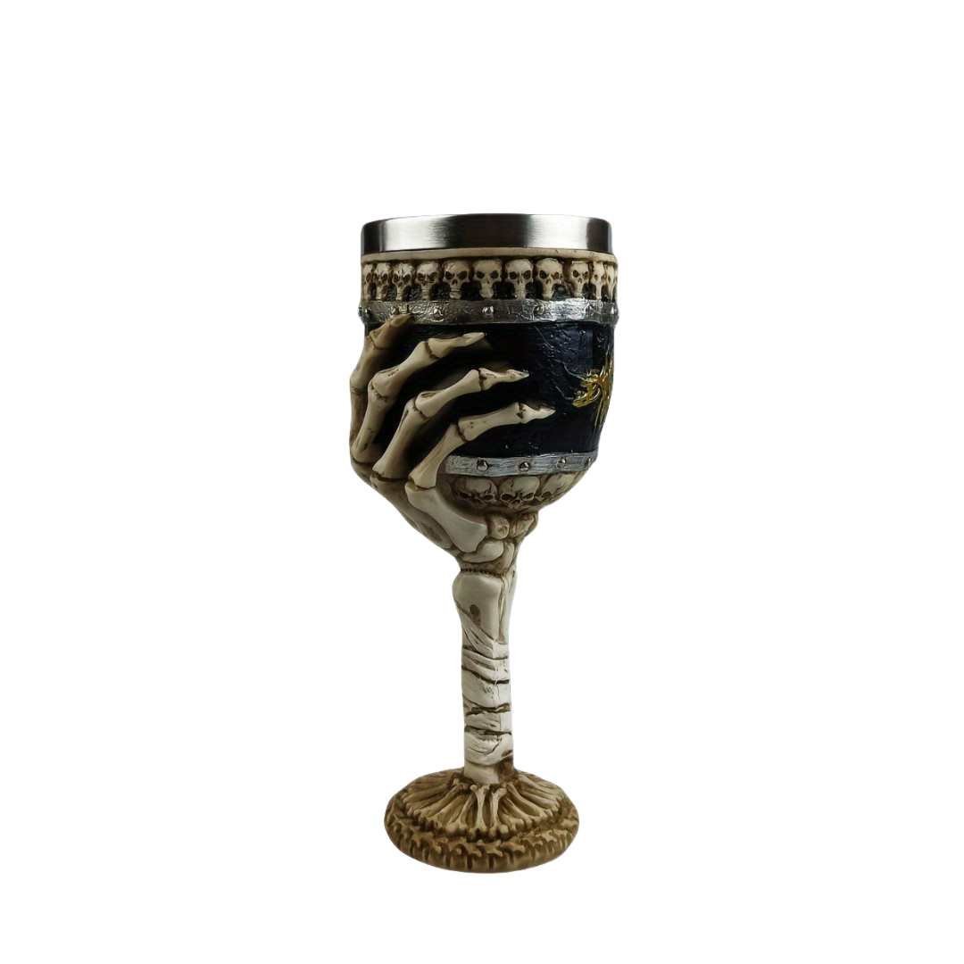 The Southern Atelier – Elegant Gothic Skeleton Goblet for a Dramatic Table Setting - The Southern AtelierSKU_1765807187077_364