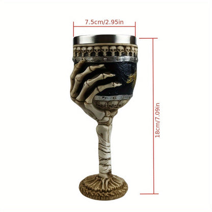 The Southern Atelier – Elegant Gothic Skeleton Goblet for a Dramatic Table Setting - The Southern AtelierSKU_1765807187077_364