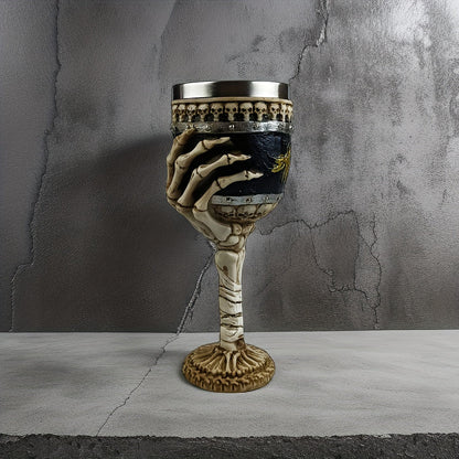The Southern Atelier – Elegant Gothic Skeleton Goblet for a Dramatic Table Setting - The Southern AtelierSKU_1765807187077_364