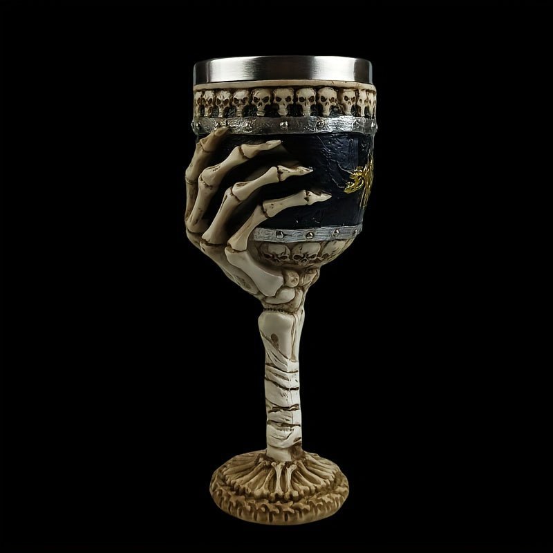 The Southern Atelier – Elegant Gothic Skeleton Goblet for a Dramatic Table Setting - The Southern AtelierSKU_1765807187077_364