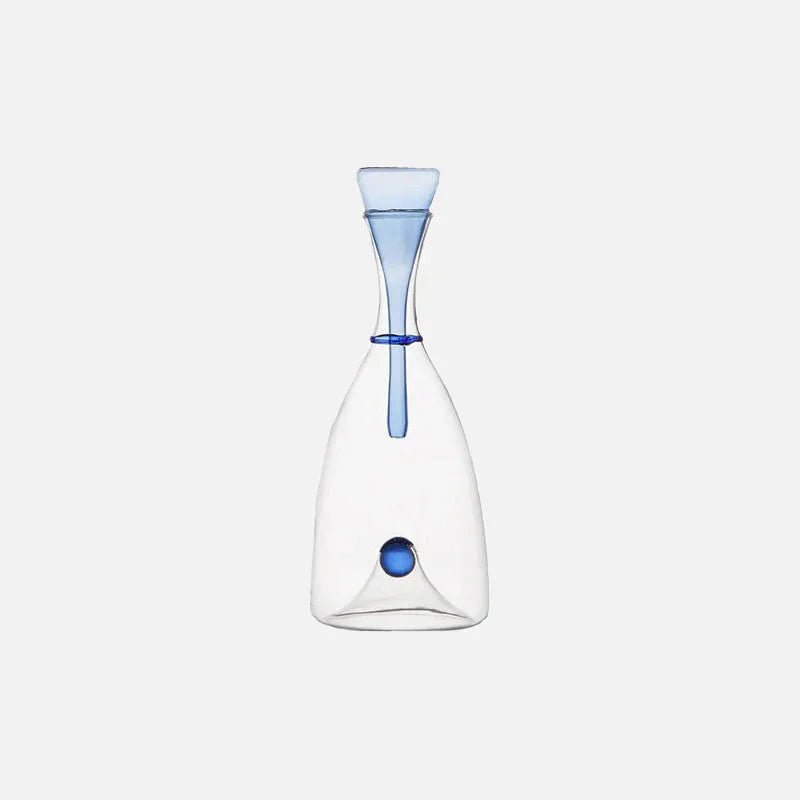 The Southern Atelier – Elegant Hand - blown Glass Carafe with Decorative Stopper for a for Sophisticated Wine Serving - The Southern AtelierSKU_1762849838965_491
