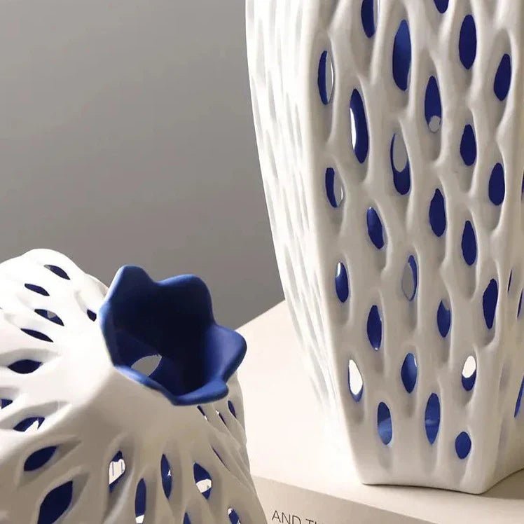 The Southern Atelier – Elegant Hollow Ceramic Vases for a Serene Ambiance - The Southern AtelierSKU_1774883072178_113