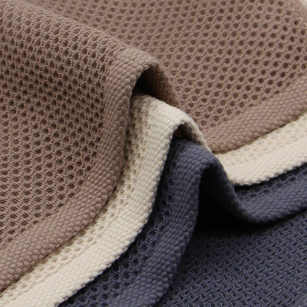 The Southern Atelier – Elegant Honeycomb Cotton Tea Towels Set for Effortless Kitchen Cleaning - The Southern AtelierSKU_1758918557102_888