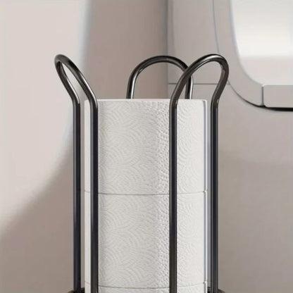 The Southern Atelier – Elegant Iron Toilet Roll Holder in Sleek Chrome Finish for a Stylish Organisation - The Southern AtelierSKU_1765807310349_96