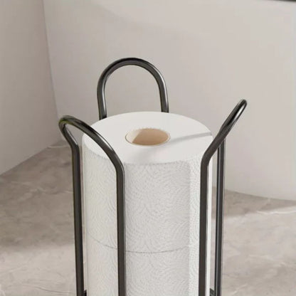 The Southern Atelier – Elegant Iron Toilet Roll Holder in Sleek Chrome Finish for a Stylish Organisation - The Southern AtelierSKU_1765807310349_96