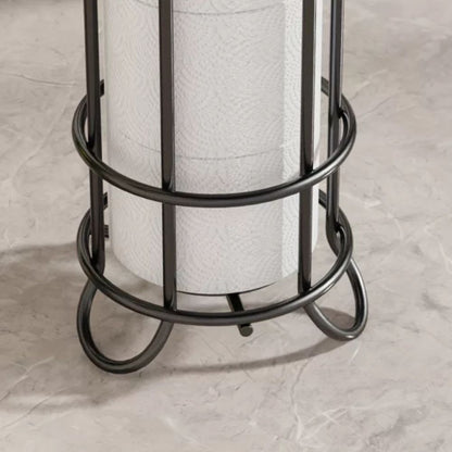 The Southern Atelier – Elegant Iron Toilet Roll Holder in Sleek Chrome Finish for a Stylish Organisation - The Southern AtelierSKU_1765807310349_96