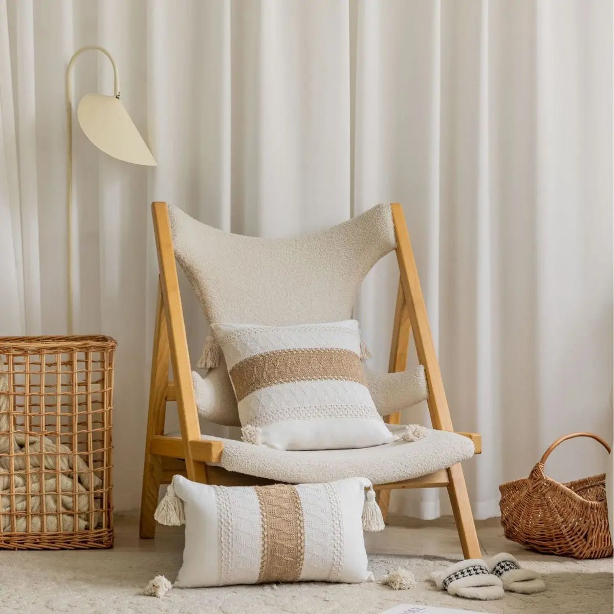 The Southern Atelier – Elegant Jacquard Sofa Cushion Cover for a Luxurious Touch - The Southern AtelierSKU_1774881501935_718