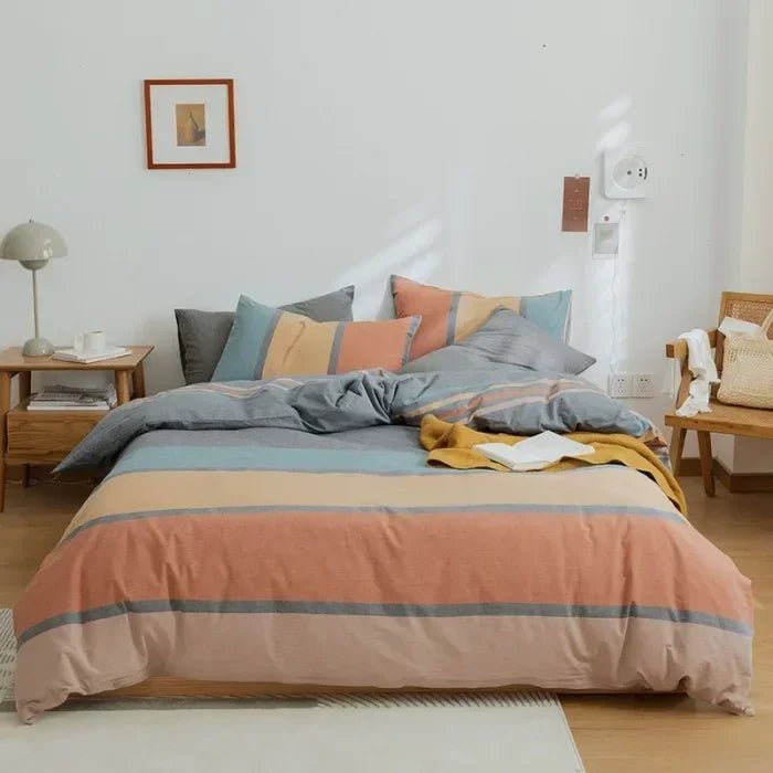 The Southern Atelier – Elegant Japanese - Inspired Cotton Bedding Set for a Serene Ambiance - The Southern AtelierSKU_1769007928694_787