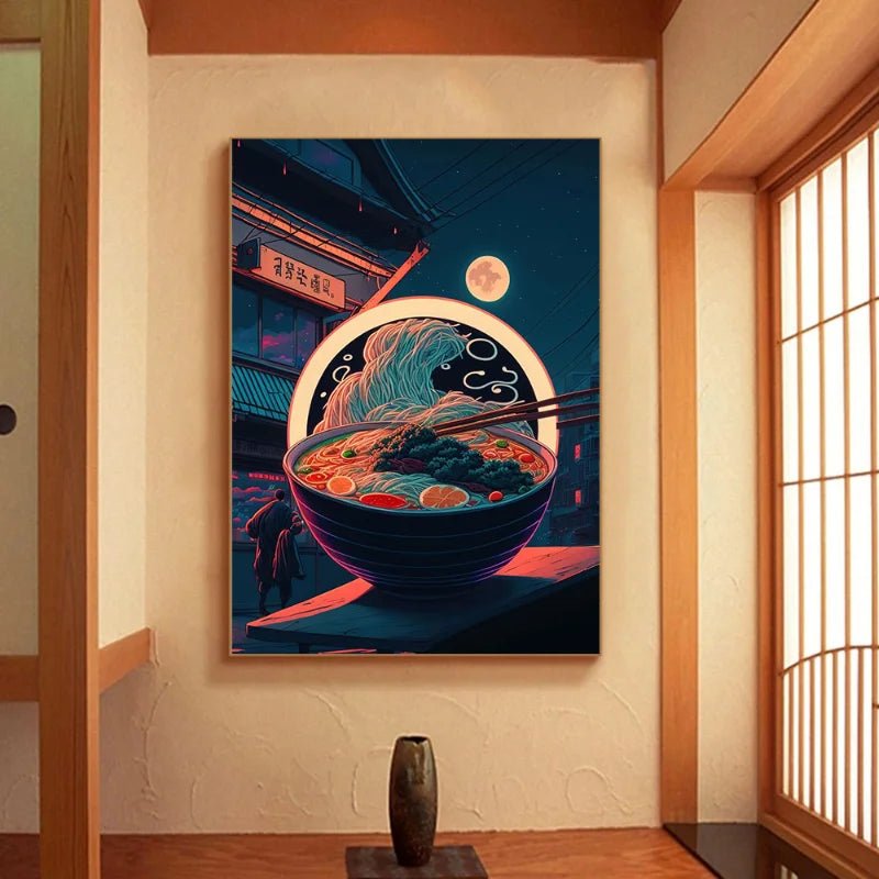 The Southern Atelier – Elegant Japanese - Inspired Neon Canvas Paintings for Chic Culinary Spaces - The Southern AtelierSKU_1767876351702_207