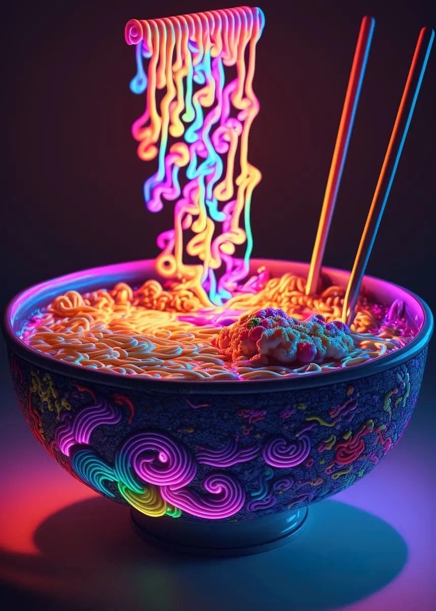 The Southern Atelier – Elegant Japanese - Inspired Neon Canvas Paintings for Chic Culinary Spaces - The Southern AtelierSKU_1767876351702_313