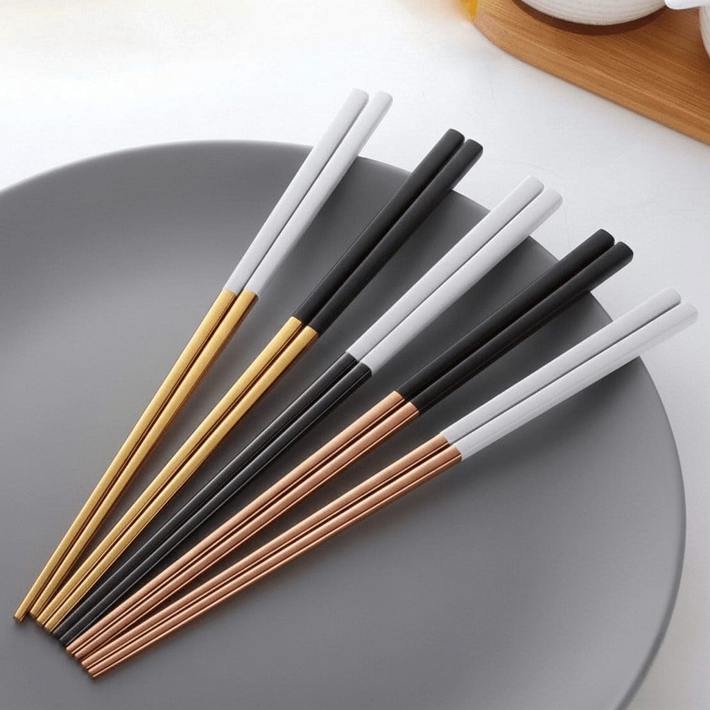 The Southern Atelier – Elegant Japanese Stainless Steel Chopsticks for a Stylish Dining Experience - The Southern AtelierSKU_1763119005872_413