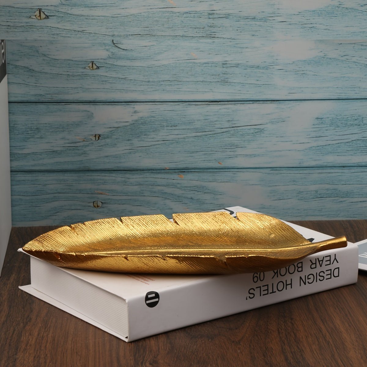 The Southern Atelier – Elegant Leaf - Shaped Display Plate in Soft Earth Tones for a Serene Ambiance - The Southern AtelierSKU_1763119047750_316