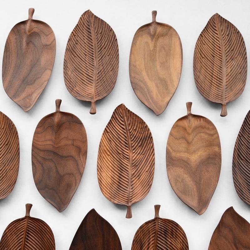 The Southern Atelier – Elegant Leaf Wooden Trays for Stylish Serving with Timeless Charm - The Southern AtelierSKU_1758918237930_294