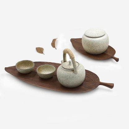 The Southern Atelier – Elegant Leaf Wooden Trays for Stylish Serving with Timeless Charm - The Southern AtelierSKU_1758918237930_294
