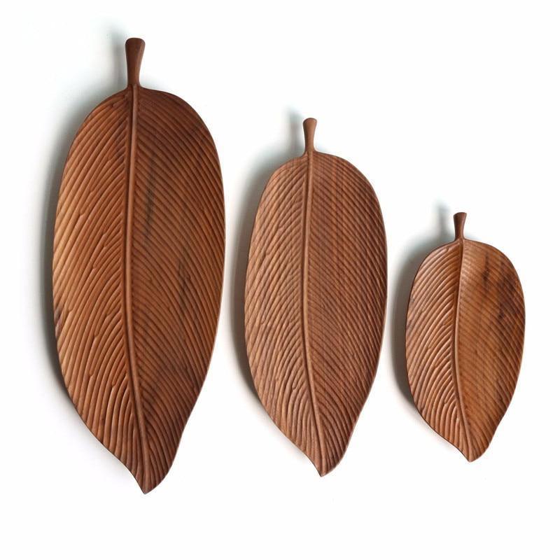 The Southern Atelier – Elegant Leaf Wooden Trays for Stylish Serving with Timeless Charm - The Southern AtelierSKU_1758918237930_294