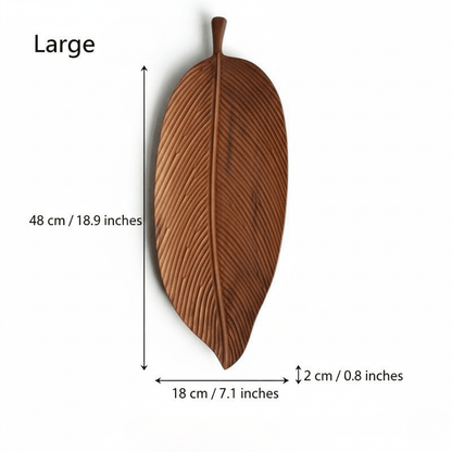 The Southern Atelier – Elegant Leaf Wooden Trays for Stylish Serving with Timeless Charm - The Southern AtelierSKU_1758918237930_568