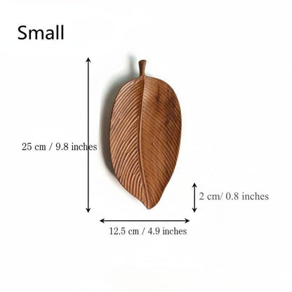 The Southern Atelier – Elegant Leaf Wooden Trays for Stylish Serving with Timeless Charm - The Southern AtelierSKU_1758918237930_568